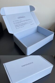 Pick the packaging paper box & blue gift box-fashion brands with logo