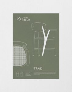 Posters by Leit Design for Furniture Company UNIKA MØBLÄR