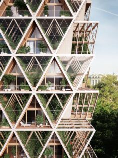 Precht’s The Farmhouse concept combines modular homes with vertical farms