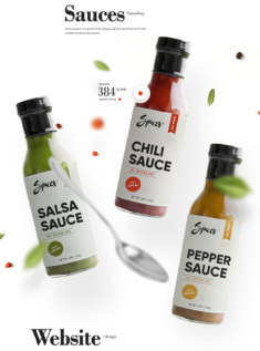 Spices & Recipes Website and Branding.
