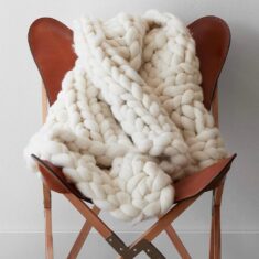 The Citizenry Nublado Wool Throw – Ivory by The Citizenry