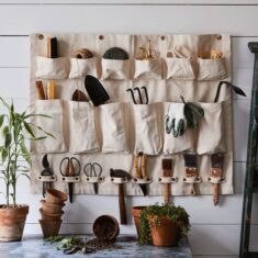 The Floral Society Multi-Purpose Canvas Wall Organizer by Food52