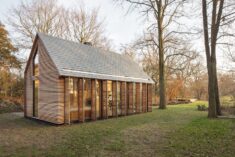 This Light-Filled Cabin in the Netherlands Is Completely Made by Hand