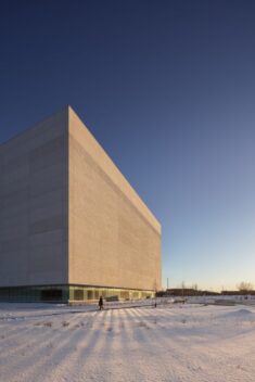 B+H Architects creates archival facility with double-concrete skin in Quebec