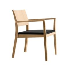 Wooden Armchair – lounge esprit 6-695a from horgenglarus
