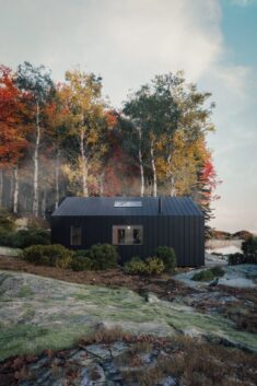 leckie studio designs a prefabricated flat-packed cabin for backcountry hut company