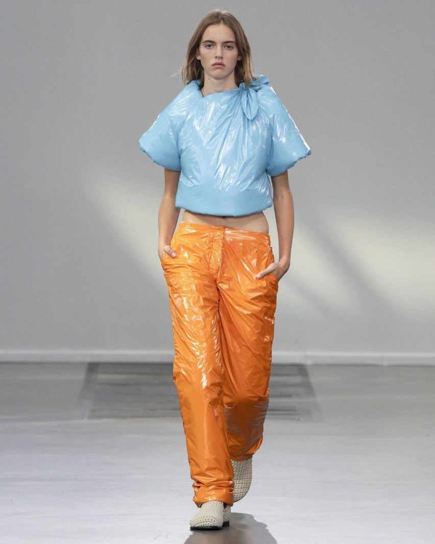 JW Anderson creates clay-moulded clothes at London Fashion Week on ...